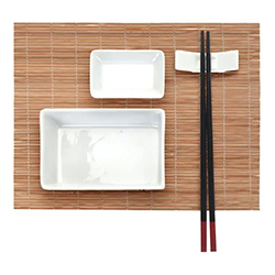 Platos con Palillos para Sushi 10 Piezas Excellent Houseware