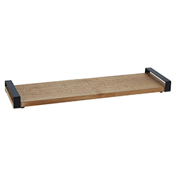 Bandeja de Madera y Metal 50x15cm Excellent Houseware