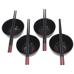 Bowl con Palillos para Sushi en Set 8 Piezas Excellent Houseware