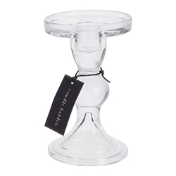 Candelabro Cristal Vintage 13x8cm