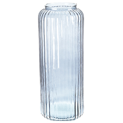 Florero Pisa de Cristal 37x15cm Clear