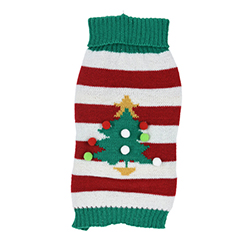 Ropa Navideña para Mascota XS Diseño Árbol 