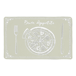 Individual  Buon Appetito Blanco 28x43cm