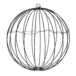 Globo Decorativo 30cm con Luz Led 120 Luz Amarilla