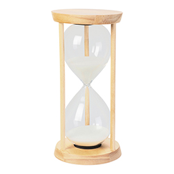 Reloj de Arena con Soporte Madera 24cm