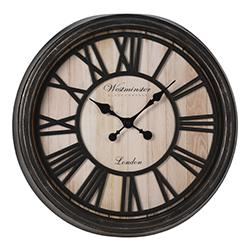 Reloj de Pared Westminster 50cm Negro