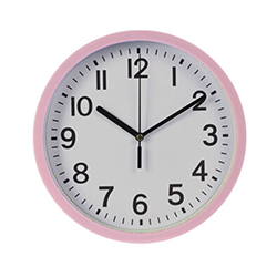 Reloj de Pared Mia 22cm Rosa