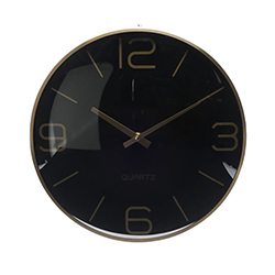 Reloj de Pared Watson 30cm Negro
