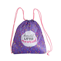 Bolso Back Pack Mermaid Morado