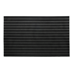 Individual Stripe 30x45cm Negro Plata