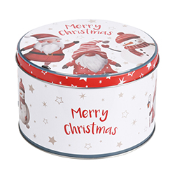 Caja de Metal Merry Christmas 14x8cm