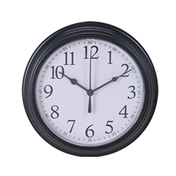 Reloj de Pared Hertiage 22cm Negro