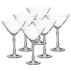 Copa de Cristal Martini Parus 280ml 6 Piezas Bohemia