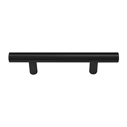 Tiradera Negro Mate 12x64mm