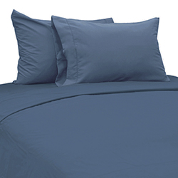 Sábana Azul Cotton Touch 90gr King Chateau