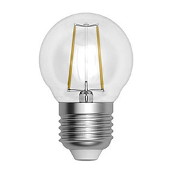 Foco Led Vintage Clear Globo 4w E27 Luz Cálida Sylvania