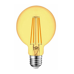 Foco Led Vintage Amber Globo 8.5w G95 Luz Cálida Sylvania