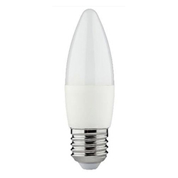 Foco Led Toledo Vela Frosted E27 6w Luz Cálida Sylvania