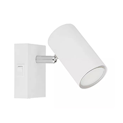 Lámpara de Pared Direct Móvil 1 x GU10 Blanco