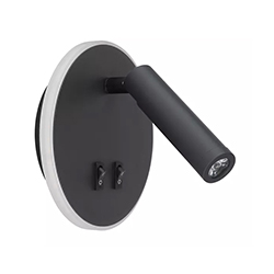 Lámpara de Pared Read Móvil Led 1x3w Negra