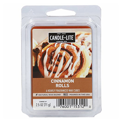 Cera Cubo x 6 de 2.5oz Cinnamon Rolls