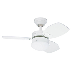 Ventilador de Techo Sprite Blanco con Lampara 30″ Hunter