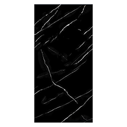Piedra Sinterizada Negro Pulido 120x240x9mm (2.88)