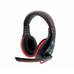 Audifono + Microfono Gamer Xtech On Ear 2 Conectores 3.5Mm Negro-Rojo